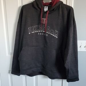 Russ Black and Maroon Texas A&M Hoodie